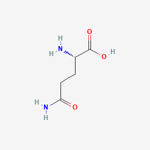 L-glutamine chemical structure